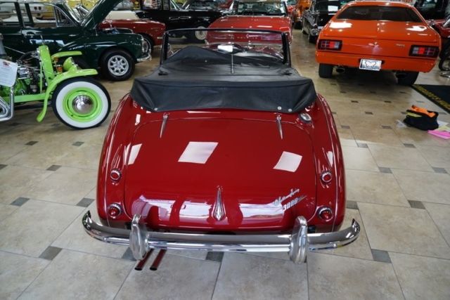 1963 austin-healey 3000 mk ii 0 miles tartan red