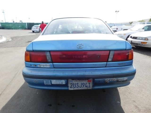 1991 toyota tercel le used 1.5l i4 12v automatic no reserve