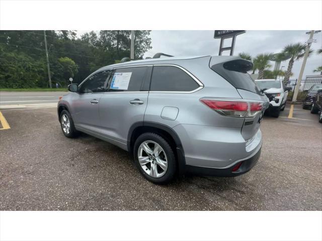 2016 toyota highlander limited