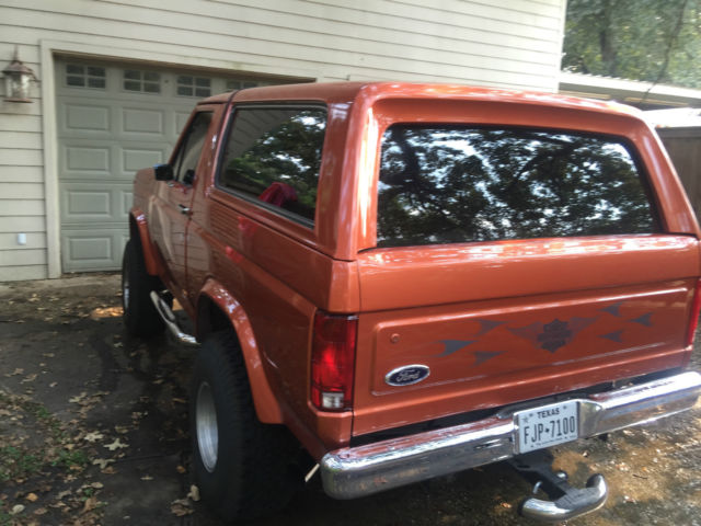 1984 ford bronco custom sport utility 2-door 5.0l