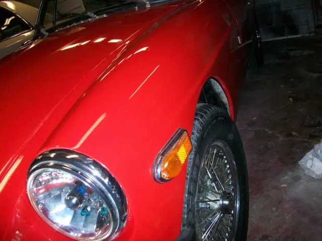 mgb convertiable red