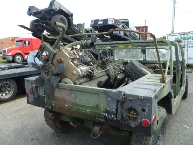 1985 hummer h1 humvee hmmwv m998 war machine 90% complete no reserve