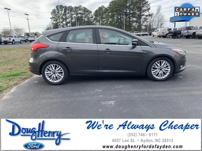 used 2017 ford focus titanium hatchback ayden, nc 28513 for sale in ayden, north carolina