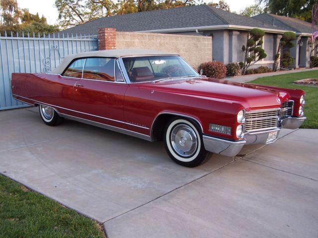 1966 cadillac fleetwood eldorado convertible w/ original leather interior