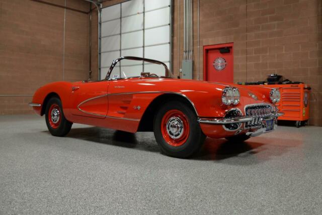 1960 chevrolet corvette fuelie all #'s matching ncrs top-flight bloomington gold