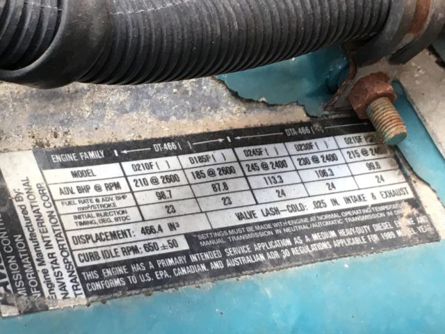 ihc international tractor nav 7100 dta 466 allison mt 643 diesel- germany export
