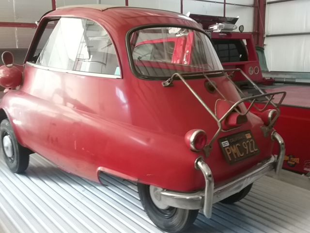 1959 bmw isetta 300 folding top coupe original ca black plate car orig paint