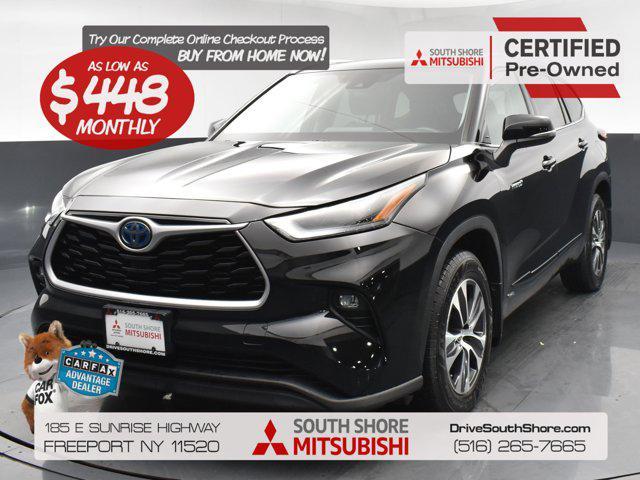 2021 toyota highlander hybrid xle