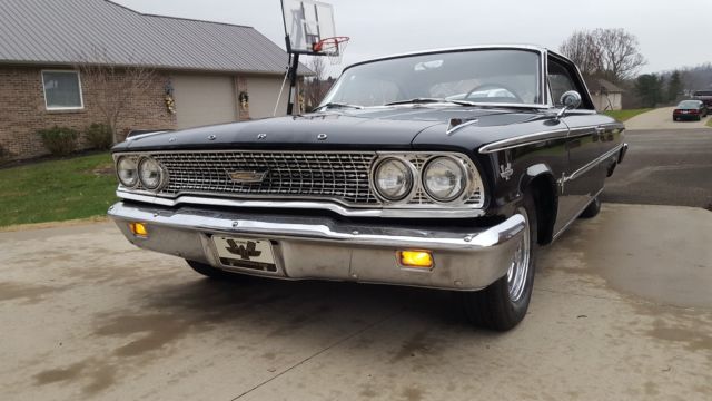 ford galaxie 500 fastback- 390 4 speed restored "no reserve"