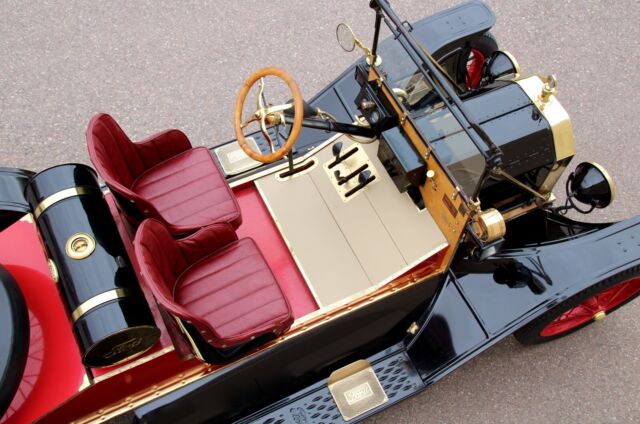 a rare antique brass era ford model t speedster - nice & clean old automobile !