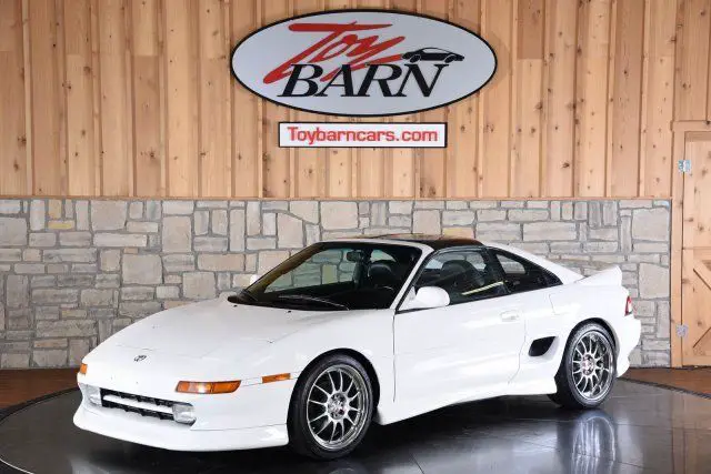 1991 toyota mr2 white 2dr coupe turbo 5-spd w/t manual