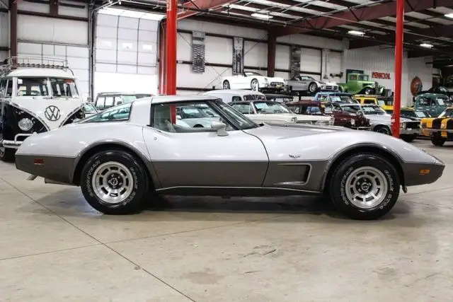 1978 chevrolet corvette 56183 miles silver coupe 350 v8 manual