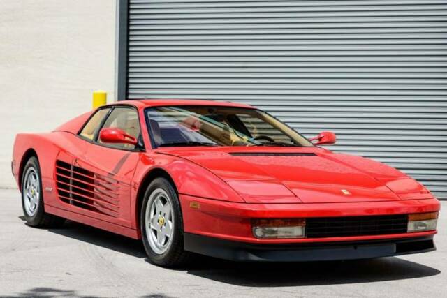 1988 ferrari testarossa 29,227 miles rosso corsa coupe v12 4.9l manual 5-speed