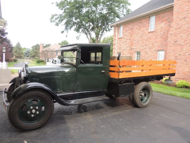 1930 squareback double a truck