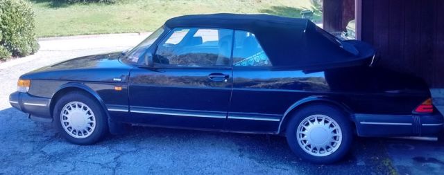1991 saab 900-turbo-5 speed stick-convertible-(bad transaxle-new clutch & axles)