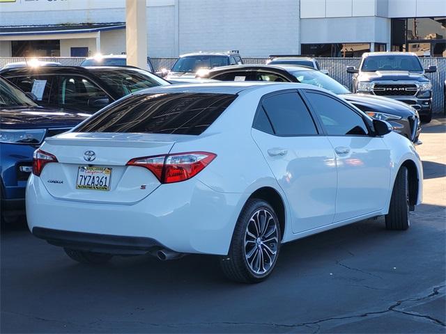 2016 toyota corolla s