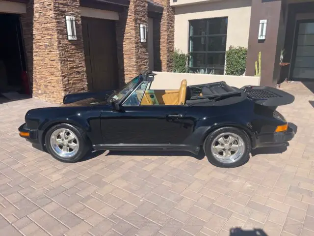 1986 porsche 911 convertible black rwd manual carrera