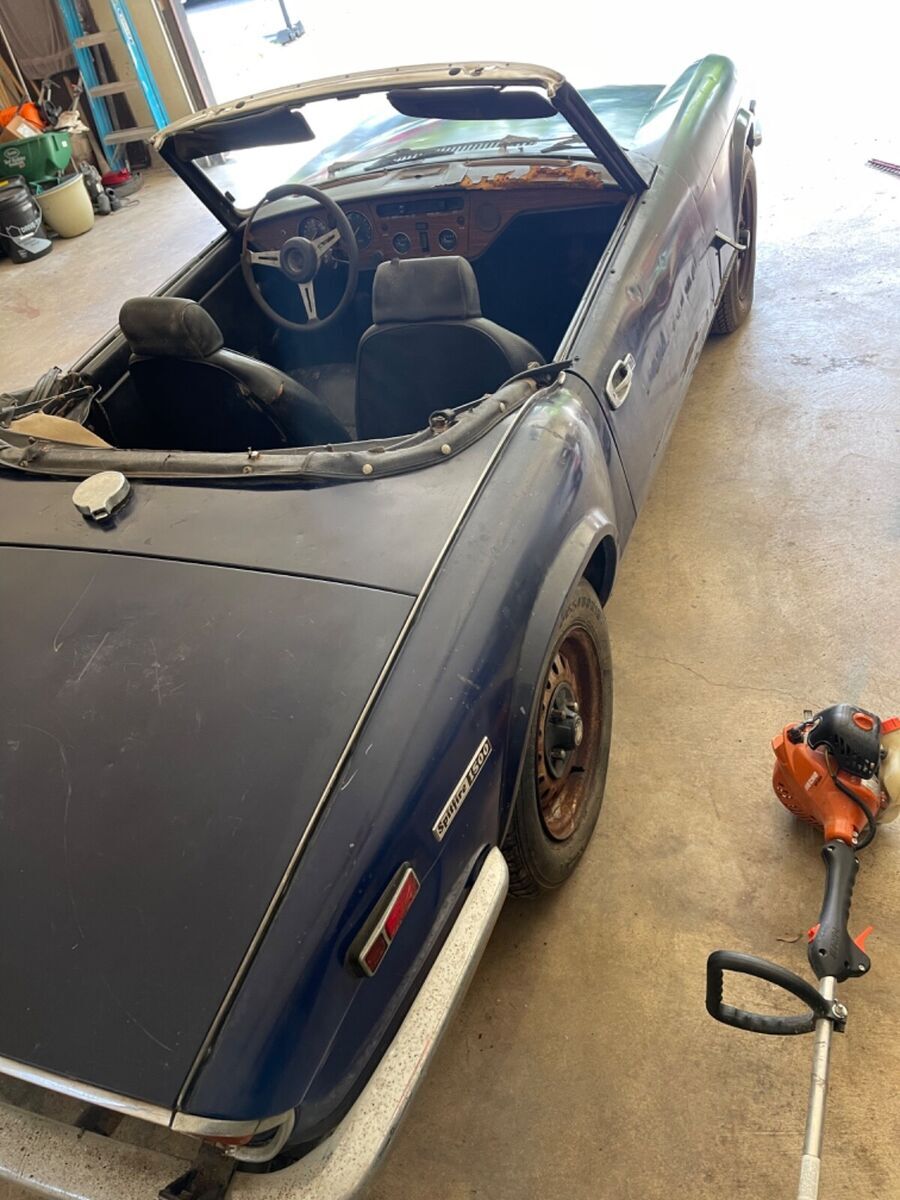1974 triumph spitfire convertible solid car 4 speed manual 2 door