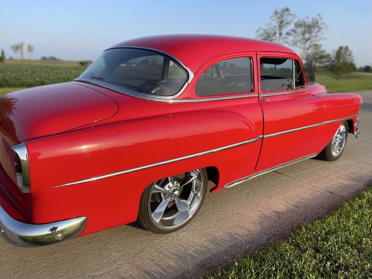1954 chevrolet bel air red bel air