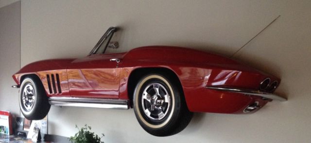1965 -1966 corvette roadster all original full size wall art deco