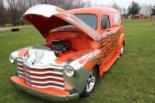 beautiful chevy 1/2 ton panel street rod