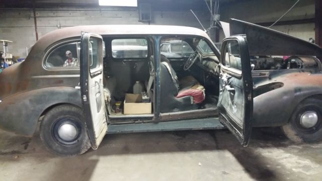 1940 buick limousine street rod rat project hearse