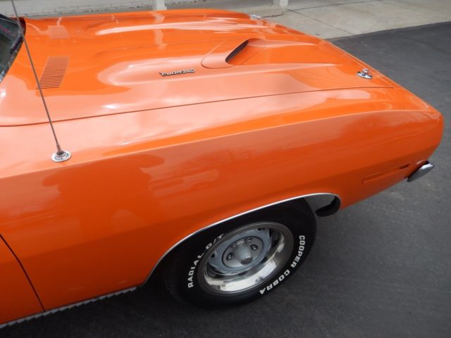 1970 plymouth cuda factory vitamin c orange 340 car