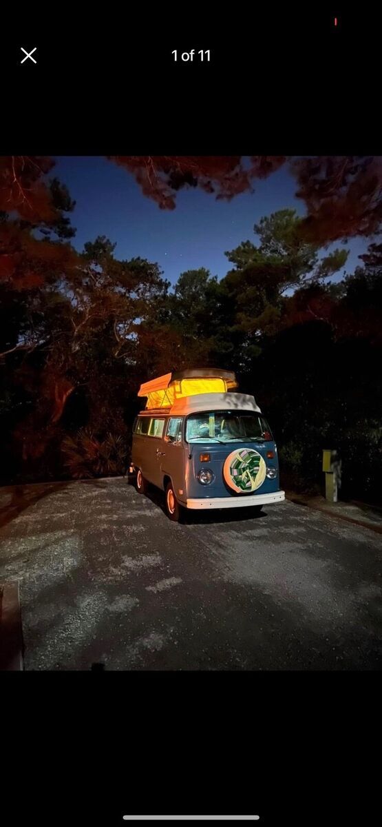 1977 volkswagen riviera camper transporter van blue rwd manual riviera