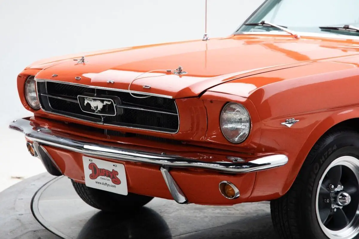 1965 ford mustang fastback 2+2 v8 4.8l automatic coupe red