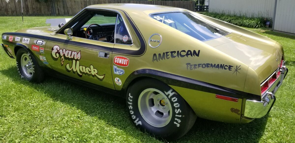 1970 amc amx ss/3ba race car with clean title and 8,485 original miles
