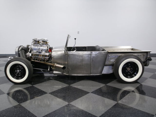 very clean, blown 350 v8, auto, 4 link, bare metal, frnt discs, 9", fresh build!