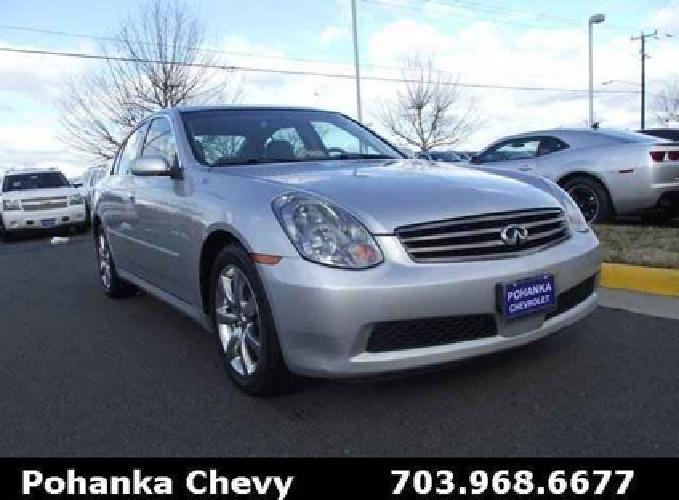 2006 infiniti g35 sedan in chantilly, va