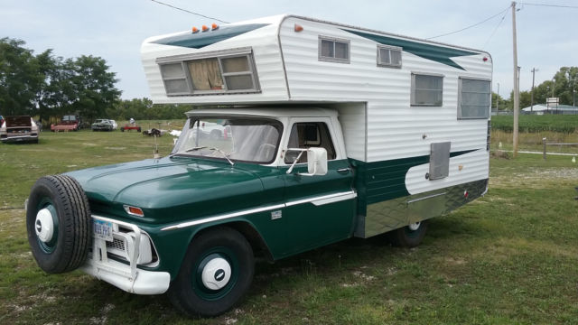 1966 chevy custom camper 40,800 mile survivor 64 65 67 68 69 70 glamper