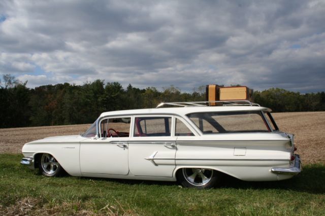 1960 chevrolet parkwood wagon chevy, air ride 1959