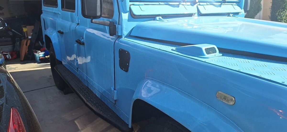 1990 land rover defender suv blue 4wd manual 110