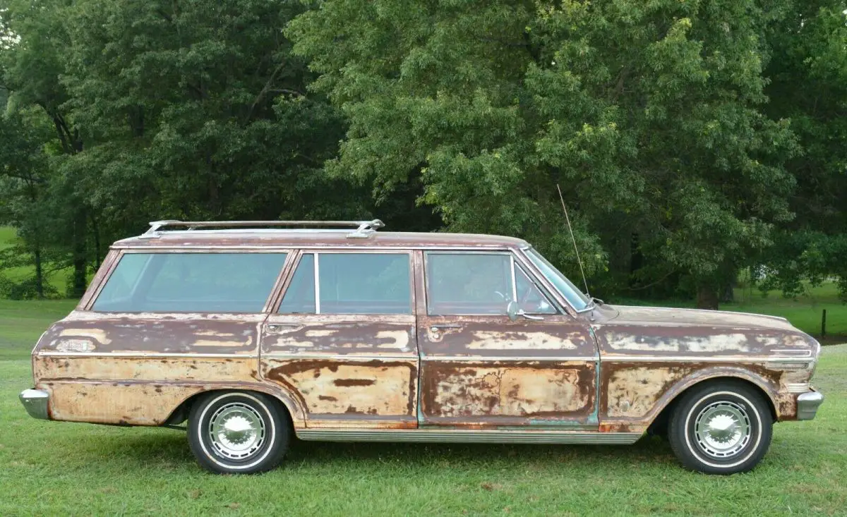 grandpaws barnfound 1962 chevy ii nova 400 station wagon