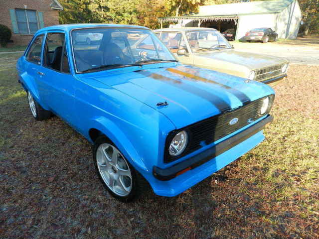 1976 ford escort mk2 clean title! 2.0 liter 5-speed. ground up build, rally!