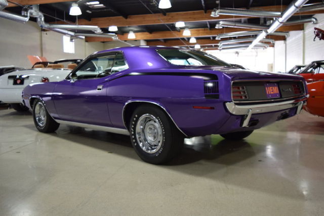1970 hemi cuda, numbers matching, govier rpt, amazing restoration, full doc's