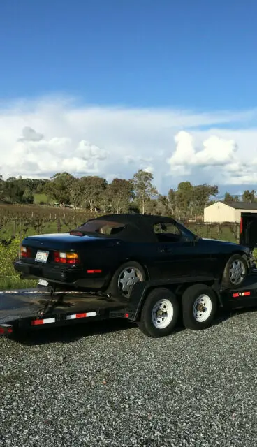 1991 porsche 944 s2 convertible black