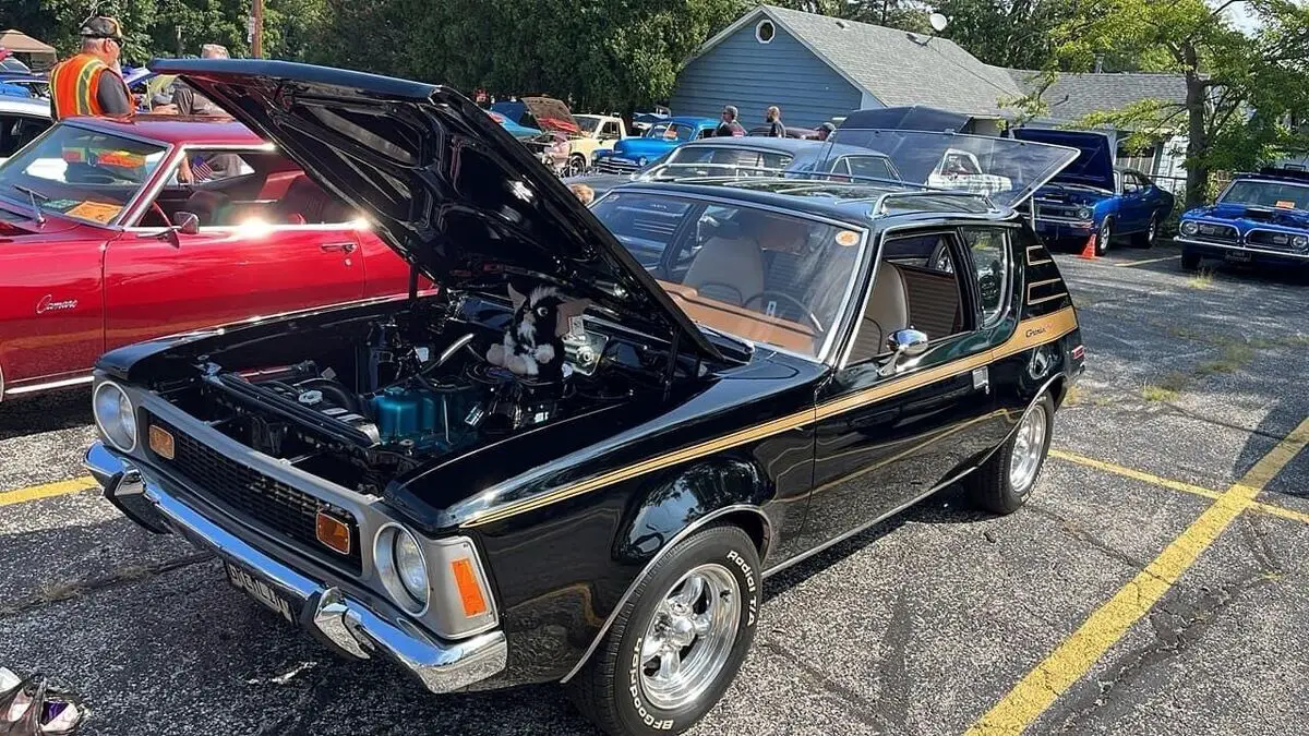 1972 amc gremlin 3.8 hatchback black rwd automatic x