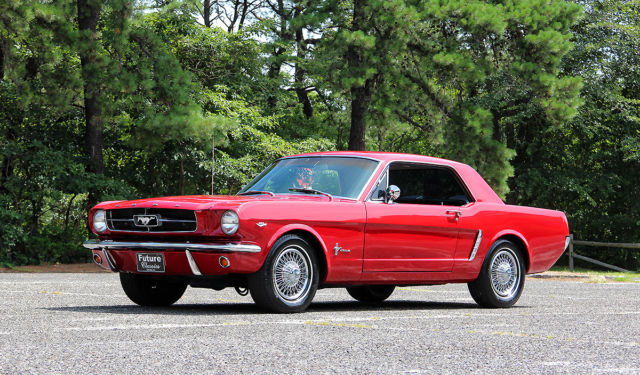 gorgeous little red pony 1965 mustang 289 w/ air conditon!