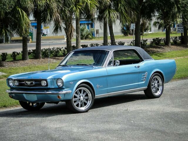1966 ford mustang gt tribute 27,330 miles turquoise 2 door hardtop 3 speed auto