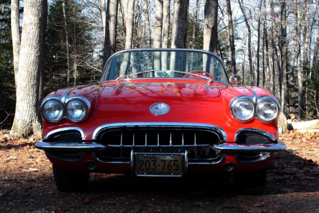 1959 corvette convertible original 283