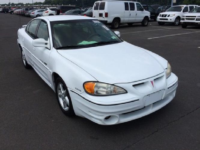 1999 pontiac grand am gt 3.4l white clean car needs nothing in flushing, ny