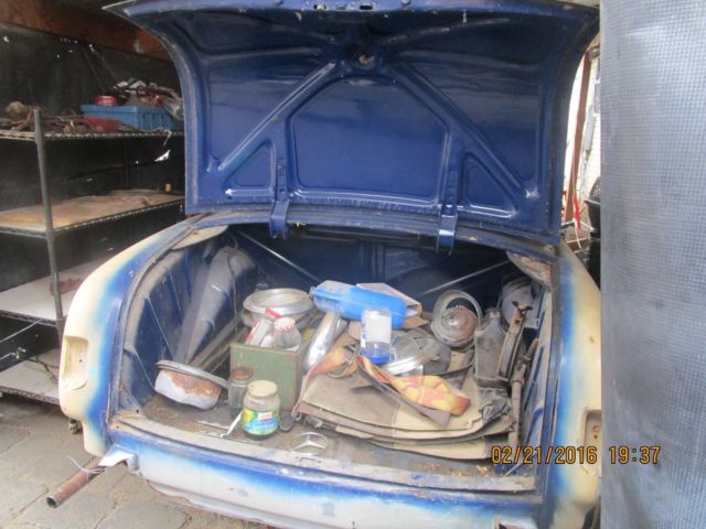 1960 mercedes benz 190d ponton barn fresh 20 yrs over $6,000 in parts utah