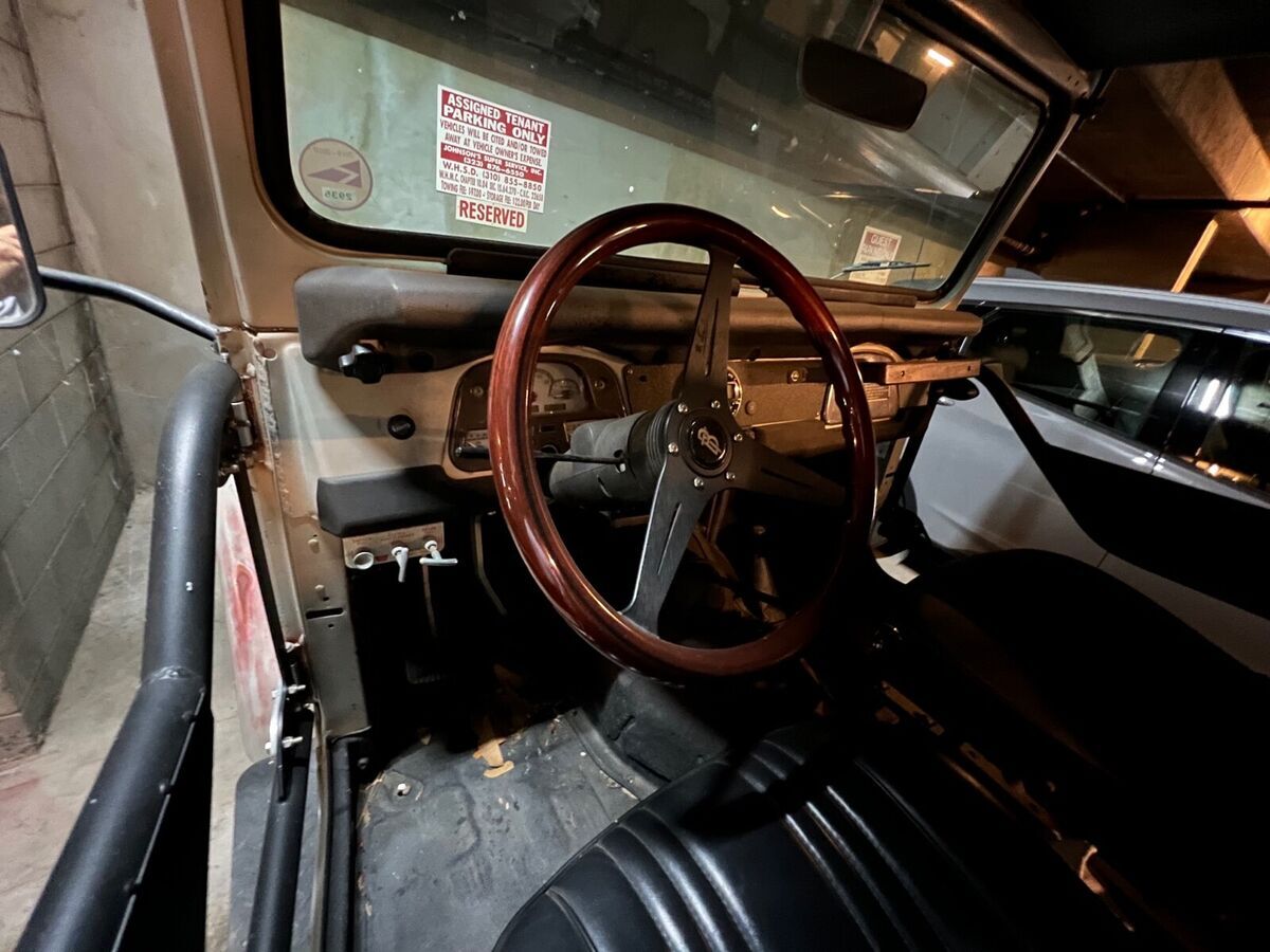 1974 toyota fj cruiser convertible brown 4wd manual