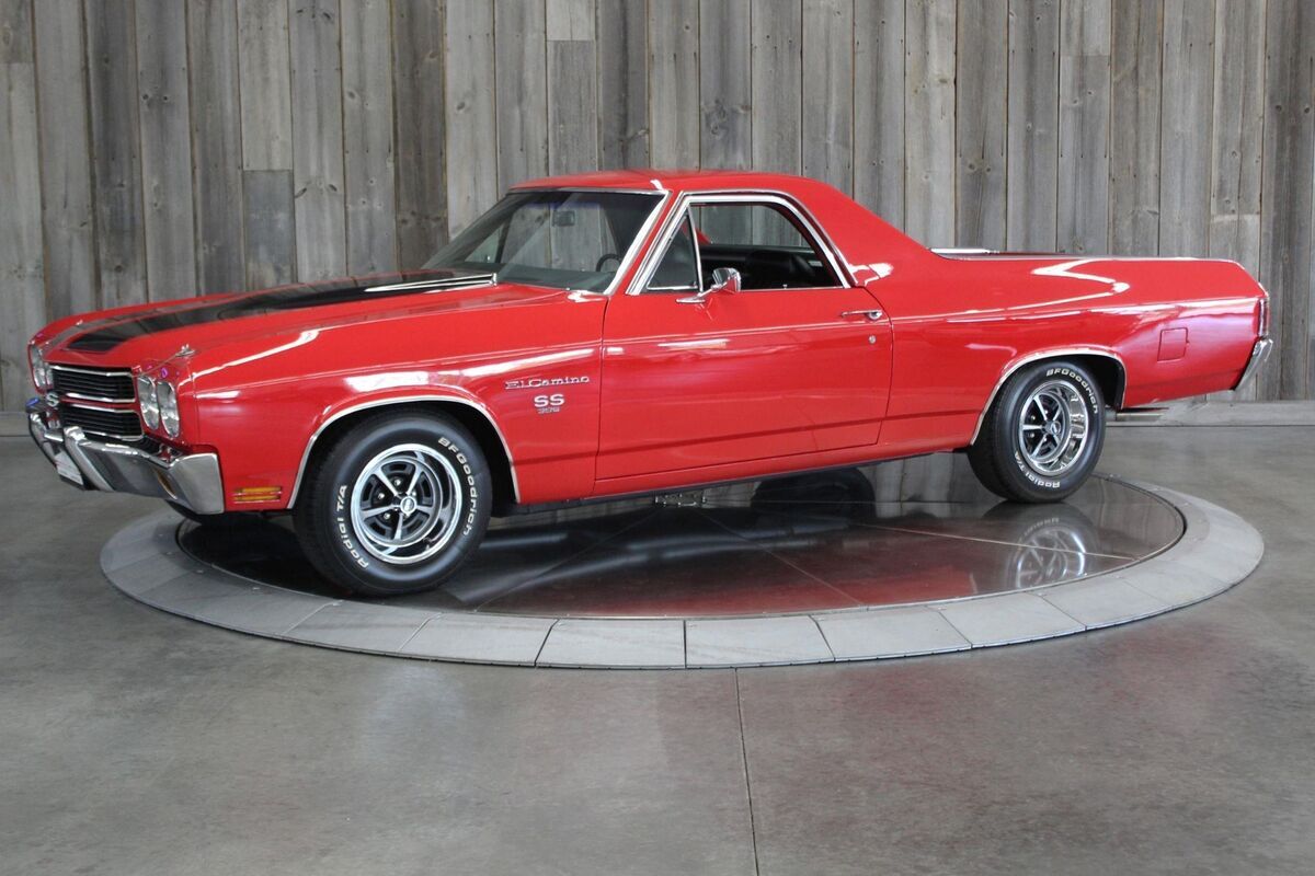 1970 el camino 396 ac pwr win-brk-str #'s matching engine ss restored ca. car 3