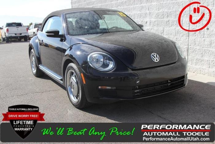 2015 volkswagen beetle 1.8t pzev 1.8t pzev 2dr convertible for sale in erda, utah