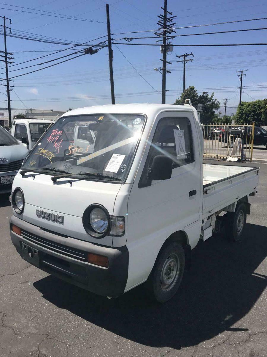 1994 suzuki carry kei truck axles lock a/c equipped 2hi-4hi-4low mt 660cc 43000