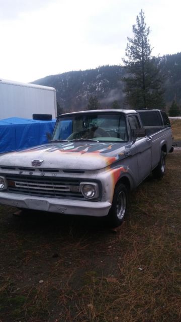 1963 ford f-100 pick-up 6 cyl 4 speed